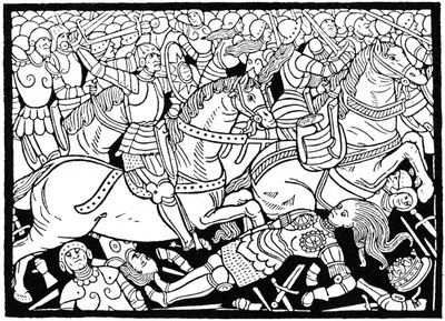 Penthesileas død, 1484 1964. av Unbekannt