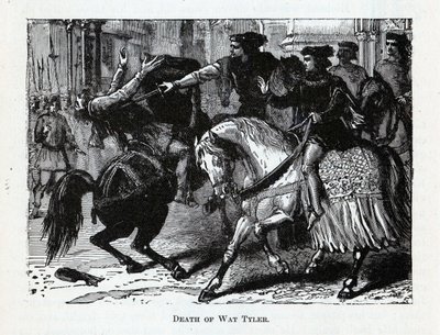 Wat Tylers død, 1882 av Unbekannt