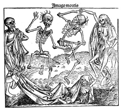 Døden triumferende, 1493 av Unbekannt