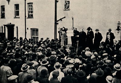 Erklærer avstemningen i Epping, 1924, 1945. av Unbekannt