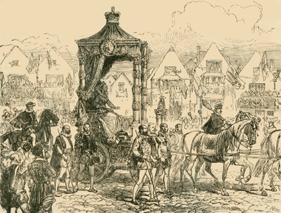 Defeat of the Armada: Thanksgiving Service at St. Pauls, 1558, 1890. av Unbekannt