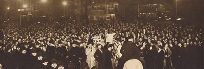 Demonstrasjon i Whitehall, 10. desember 1936, 1937 av Unbekannt