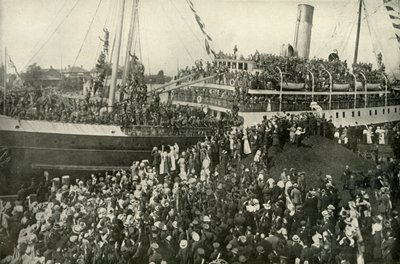 Avgang fra det viktorianske f.Kr. Kontingent, c1914, 1919. av Unbekannt
