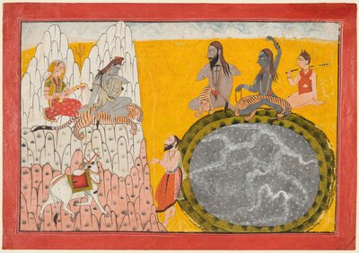Nedstigningen til Ganges, ca. 1700-10. av Unbekannt