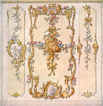 Design for en veggdekorasjon, Tyskland, 1928. av Unbekannt