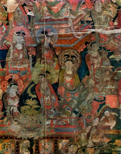 Detalj av et bilde av Paradise, kinesisk, Tang-dynastiet, 618-907 1925 av Unbekannt