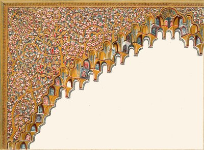 Detalj av en bue. Court of the Fish Pond, 1907. av Unbekannt
