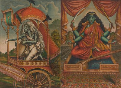 Dhumavati Matangi, 1885-90. av Unbekannt