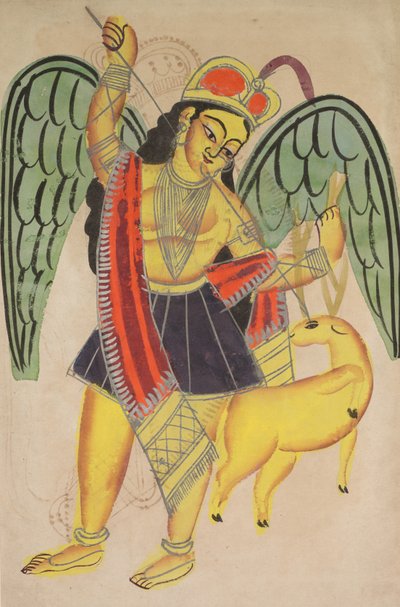 Diana eller Artemis, jaktens gudinne, 1800-tallet. av Unbekannt