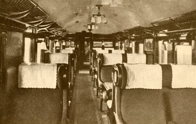 Dining-Car, London Midland og Scottish Railway, 1930. av Unbekannt