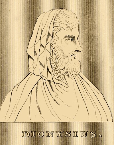 Dionysius, c432-367 f.Kr., 1830. av Unbekannt