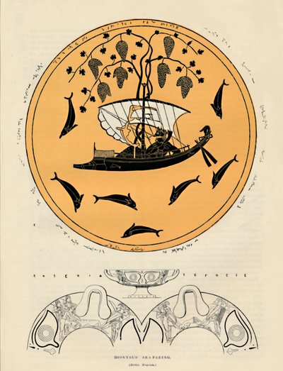Dionysus Sea-faring, Berlin Museum, 1886 av Unbekannt