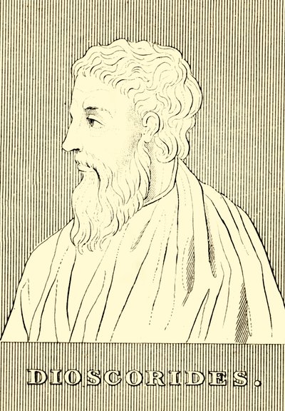 Dioscorides, c40-90 e.Kr., 1830 av Unbekannt