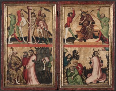 Diptyk med Kristi lidenskap, ca. 1400. av Unbekannt