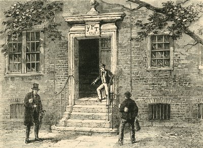 Døråpning i Staples Inn, c1872. av Unbekannt