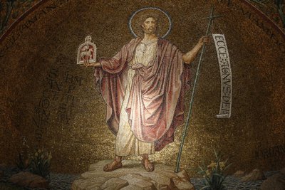 Dormition kloster, Johannes døperen mosaikk, Jerusalem, Israel av Unbekannt