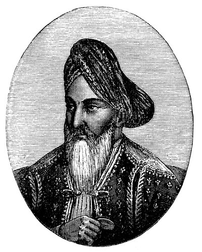 Dost Mohammad Khan 1793-1863 hersker over Afghanistan, c1880 av Unbekannt