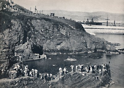 Douglas - Badeplassen ved Port Skillion, 1895 av Unbekannt