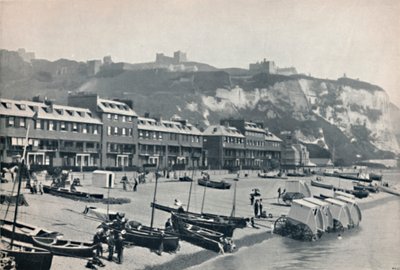 Dover - The Parade, Viser Dover Castle, 1895 av Unbekannt
