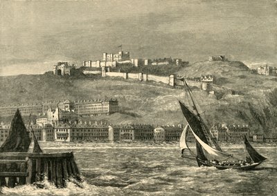 Dover, fra havet, 1898. av Unbekannt