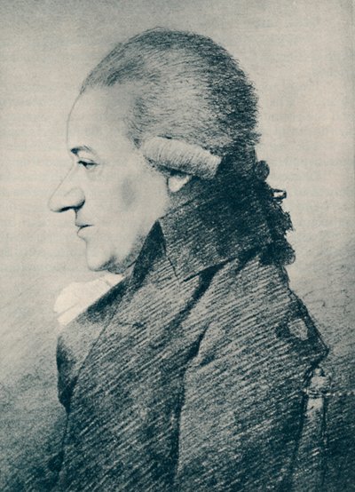 Dr. Charles Burney f. 1726, d. 1814, 1907 av Unbekannt