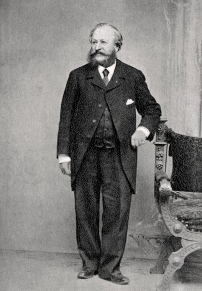 Dr TW Evans, amerikansk tannlege og biograf over Napoleon III, 1800-tallet av Unbekannt