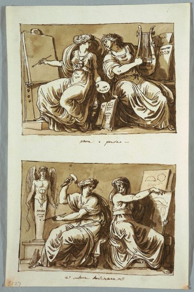 Tegning (Italia) av Unbekannt