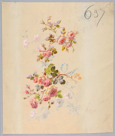 Tegning, fra Saint Germain - bind 1 og 2, ca. 1896 av Unbekannt