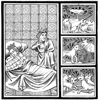 Dream of Childéric, 1849 av Unbekannt