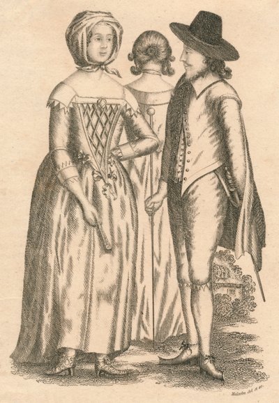 Kjole Reign of Charles I, and Interregnum, 1810 av Unbekannt