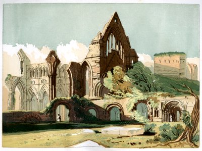 Dryburgh Abbey, c1850 av Unbekannt