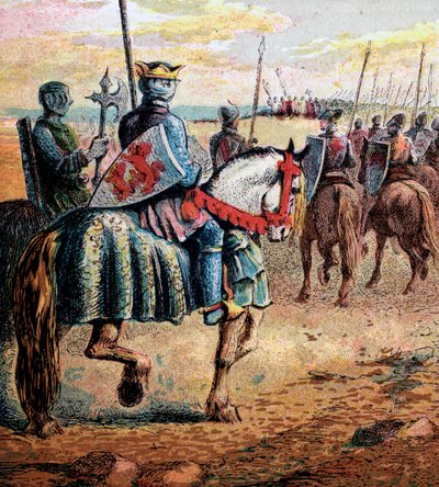 Hertug Robert går til Palestina, 1000-tallet, ca 1850 av Unbekannt
