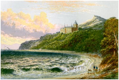 Dunrobin Castle, Sutherland, Skottland, hjemmet til hertugen av Sutherland, c1880 av Unbekannt