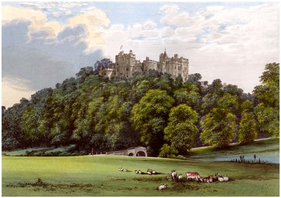 Dunster Castle, hjemmet til Fownes-Luttrell-familien, Somerset, c1880 av Unbekannt