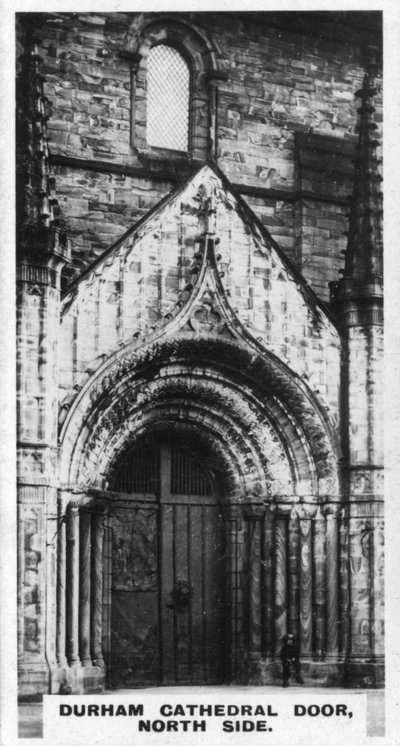 Durham Cathedral-dør, nordsiden, c1920-tallet av Unbekannt