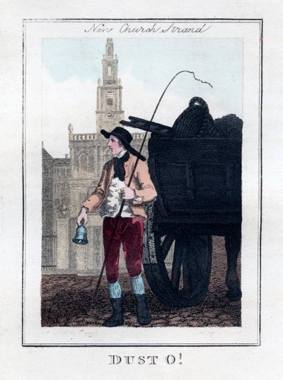 Dust O!, New Church, Strand, London, 1805 av Unbekannt