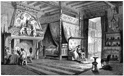 Boligrom til en seigneur fra 1300-tallet, 1870 av Unbekannt