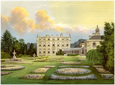 Dytchley House, Oxfordshire, hjemmet til Viscount Dillon, c1880 av Unbekannt