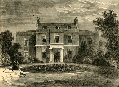 Earls Court House Tidligere John Hunters House, c1876. av Unbekannt