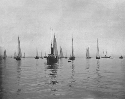 Tidlig morgen på New York Bay, USA, c1900. av Unbekannt