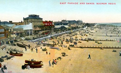 East Parade and Sands, Bognor Regis, West Sussex, 1950 av Unbekannt