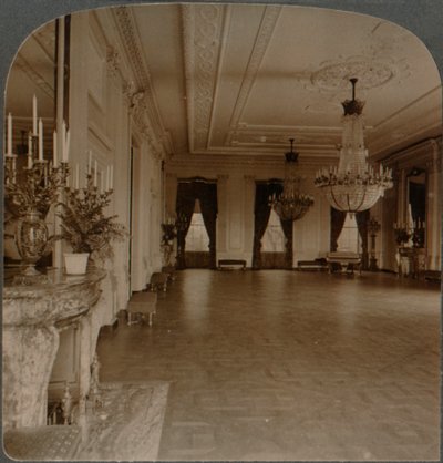 East room hvor mottakelser holdes, White House, Washington D.C., c1900 av Unbekannt
