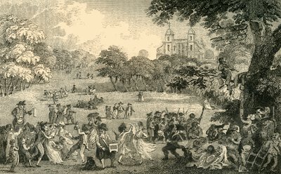 påskedag i Greenwich Park, c1878. av Unbekannt