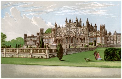 Eaton Hall, Cheshire, hjemmet til hertugen av Westminster, c1880 av Unbekannt