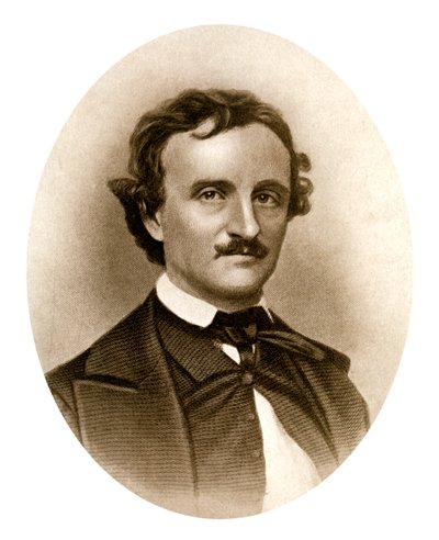 Edgar Allan Poe , amerikansk poet, novelleforfatter, redaktør og kritiker, 1909 av Unbekannt