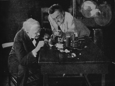 Edison og Steinmetz slår seg sammen for å oppnå suksess, 1922, c1925 av Unbekannt