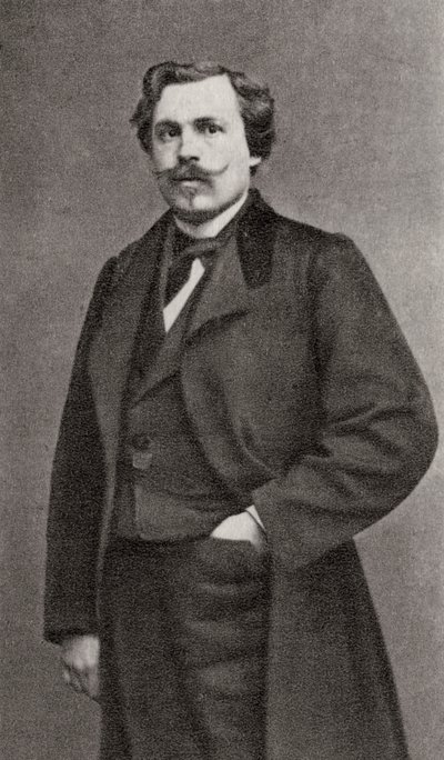 Edmond de Goncourt, fransk forfatter, 1868 av Unbekannt