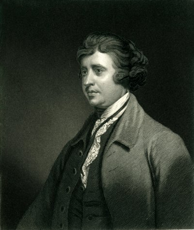 Edmund Burke, c1760, c1884. av Unbekannt