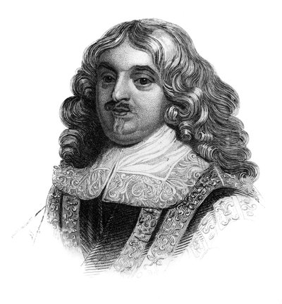 Edward Hyde, 1. jarl av Clarendon, engelsk historiker og statsmann fra 1600-tallet, ca 1850 av Unbekannt