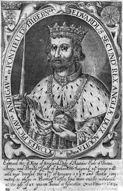 Edward II, konge av England av Unbekannt